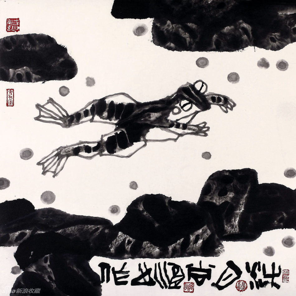 秋月 68x68cm